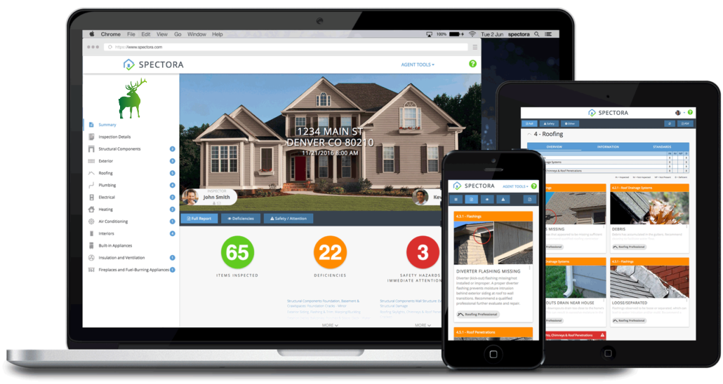 Our Spectora reports can be viewed on any device!